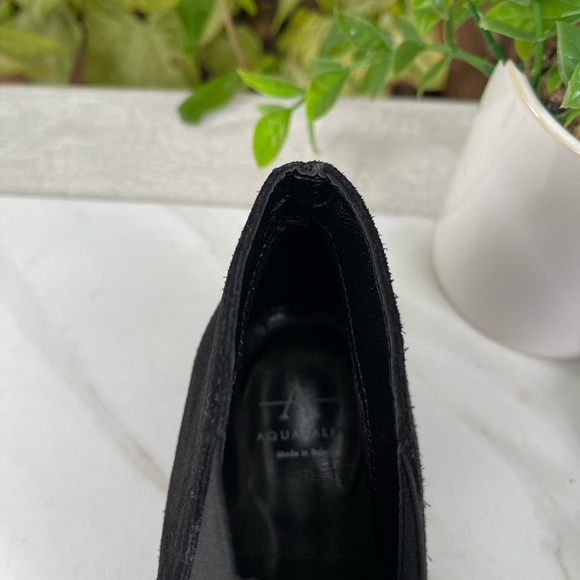 AQUATALIA FLOELLA Black Suede
Waterproof Ankle Boots Size 7 - Picture 6 of 10